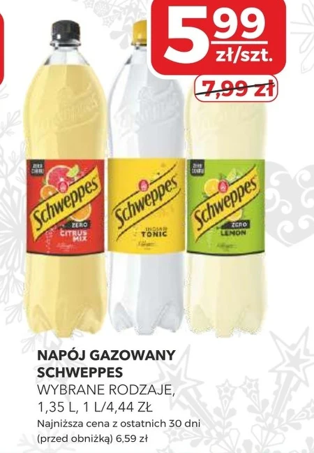 Napój gazowany Schweppes