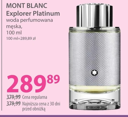 Woda perfumowana męska Mont Blanc