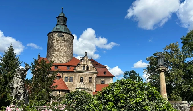 Ogród na terenie zamku Czocha