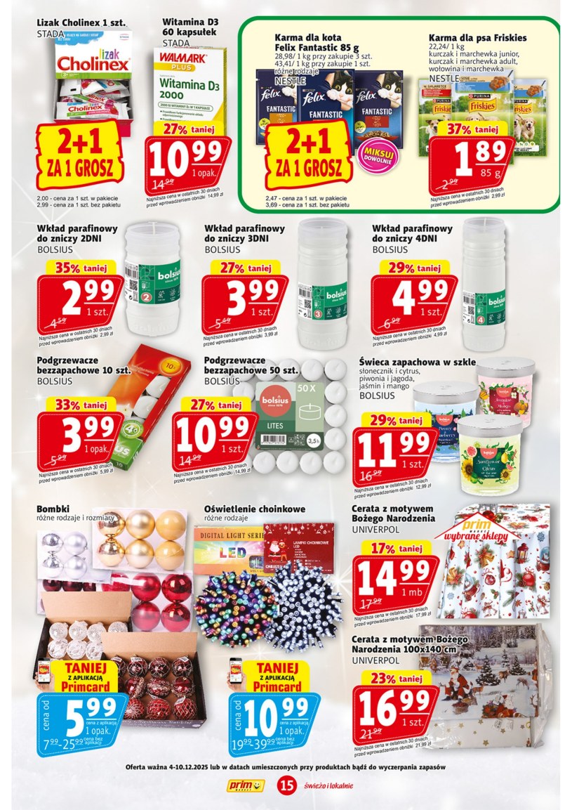 Gazetka: Świąteczne smaki - Prim Market - strona 15