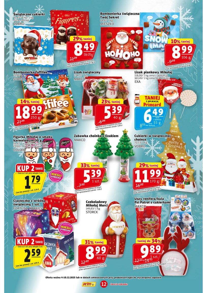 Gazetka: Świąteczne smaki - Prim Market - strona 12