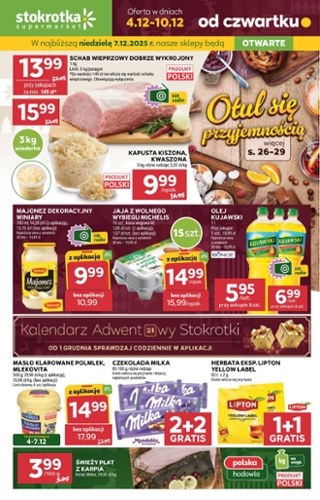 Gazetka promocyjna Stokrotka Supermarket, ważna od 04.12.2025 do 10.12.2025.