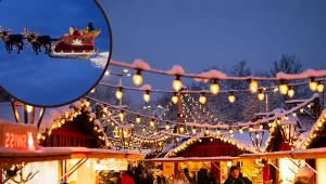 To tu zobaczysz latające sanie Mikołaja. Ten europejski jarmark przyciąga tłumy