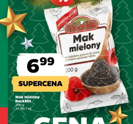 Мелене насіння маку BackMit