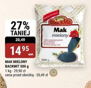 Mak mielony niska cena