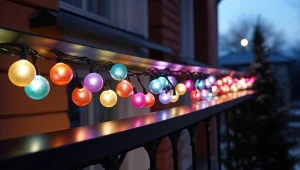 Polskie prawo nie zakazuje wprost montowania świątecznych dekoracji na balkonie.