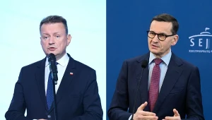 Mariusz Błaszczak i Mateusz Morawiecki
