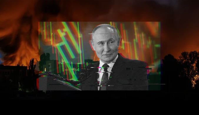 Władimir Putin uważa, że okoliczności mu sprzyjają. Grafika: Aleksandra Włodarczyk