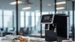 Kompaktowe ekspresy do małego biura z oferty Coffeedesk to idealne połączenie oszczędności miejsca i doskonałego smaku kawy