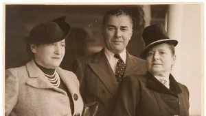 Helena Rubinstein i jej mąż, książę Gurielli-Tchkonia w Sydney, Australia, 31 października 1938 r. 