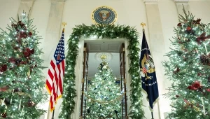 Biały Dom gotowy na Boże Narodzenie. Wyjątkowe dekoracje świąteczne