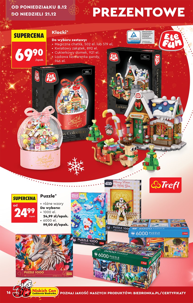 Gazetka: Świąteczne hity i inspiracje - Biedronka - strona 16