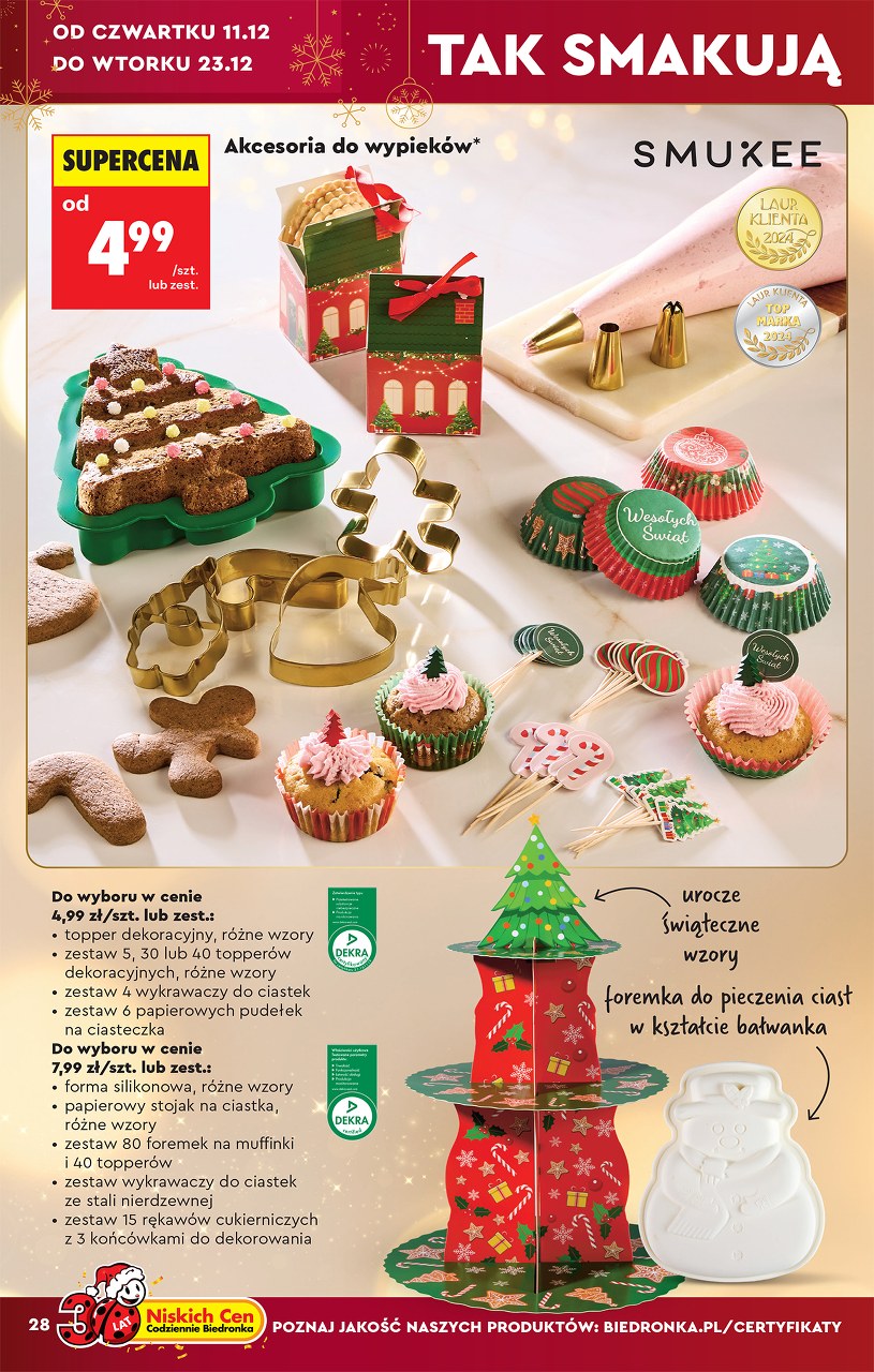 Gazetka: Świąteczne hity i inspiracje - Biedronka - strona 28