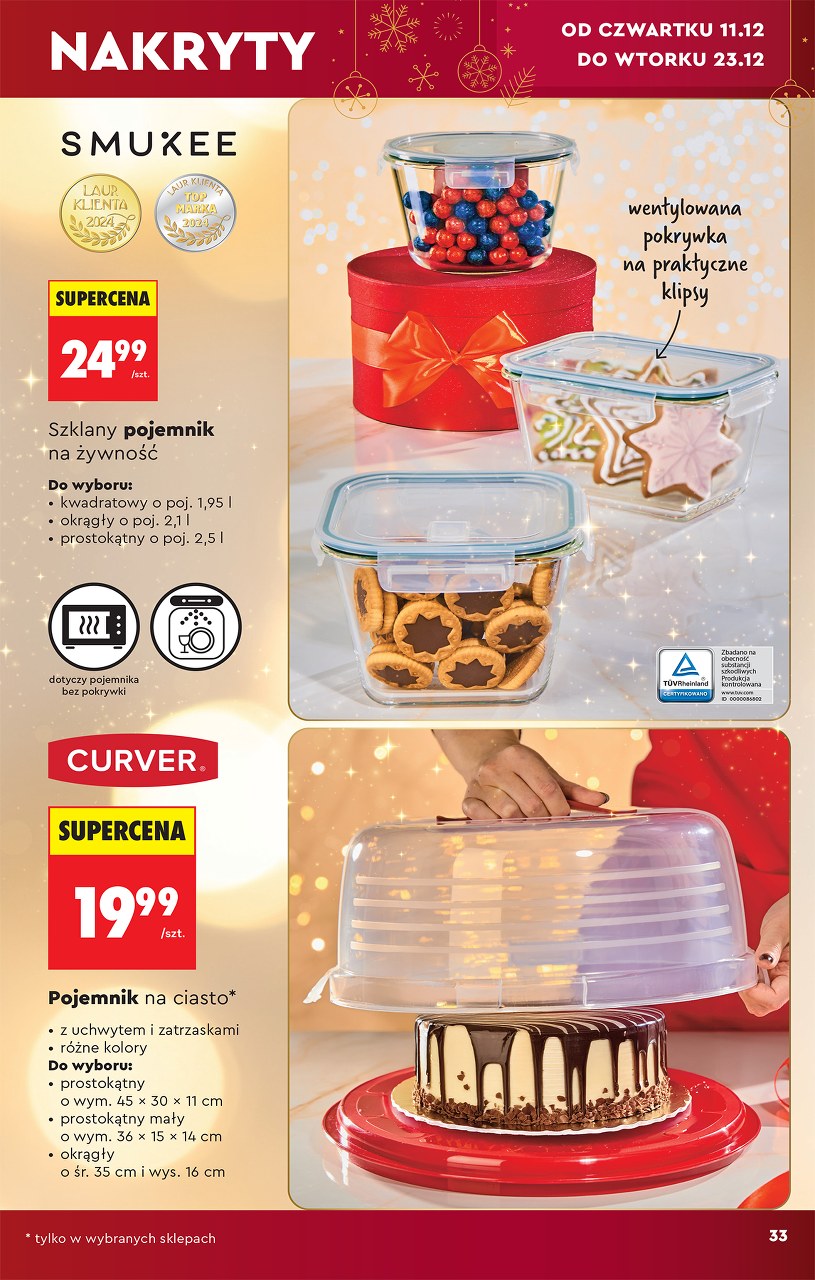 Gazetka: Świąteczne hity i inspiracje - Biedronka - strona 33