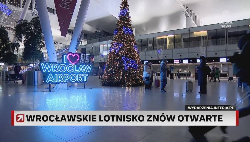 "Wydarzenia": Sześć tygodni przerwy i koniec czekania. Wrocławskie lotnisko znów otwarte