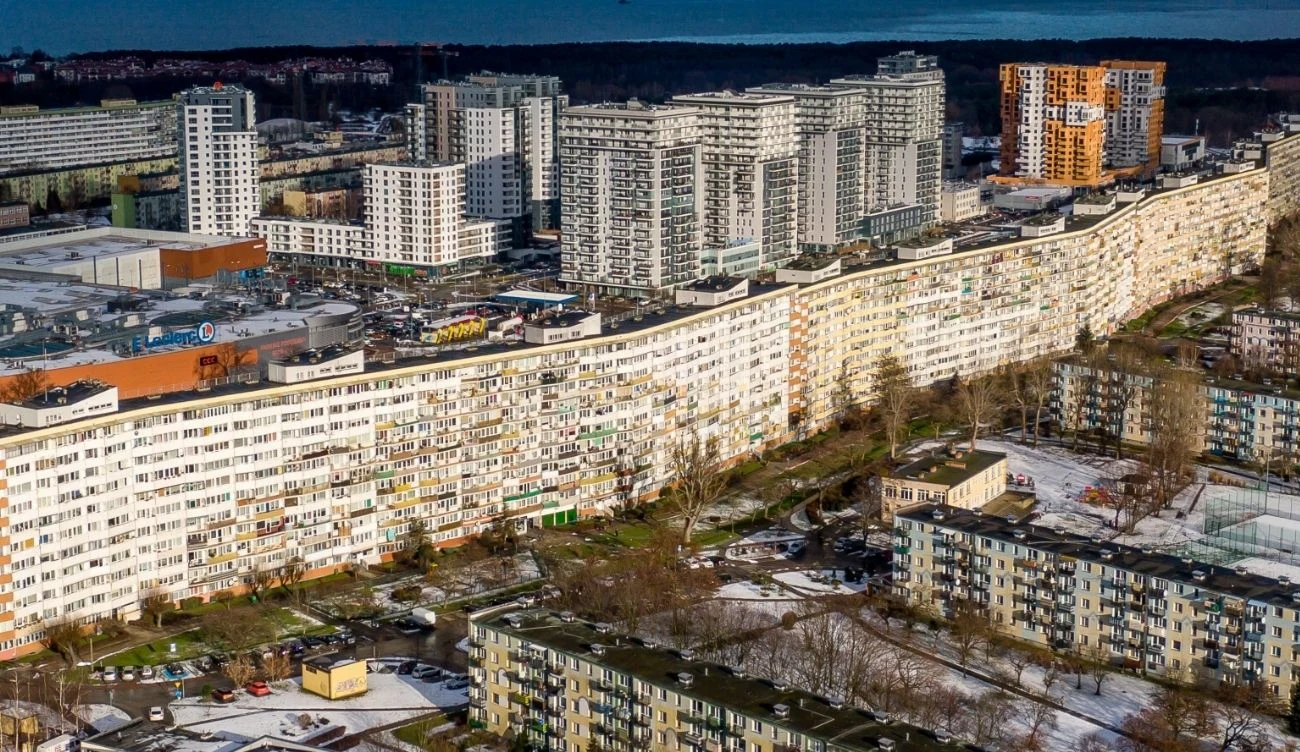 Budowa najsłynniejszego falowca w Gdańsku trwała 3 lata