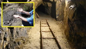 Złoty pociąg odnaleziony? Szef poszukiwaczy odkrył tunel różdżką