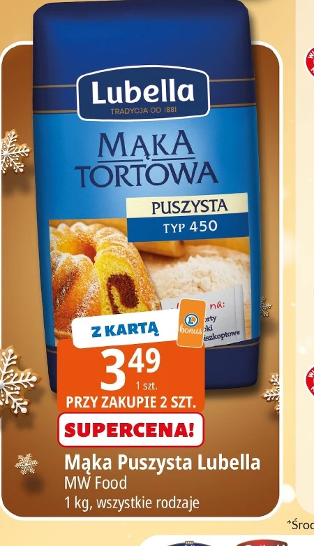 Mąka tortowa Lubella