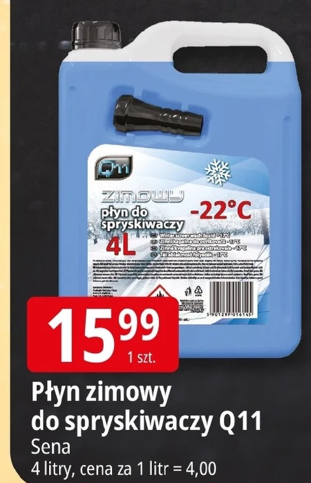 Płyn do spryskiwaczy zimowy Sena
