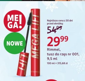 Tusz do rzęs Rimmel niska cena