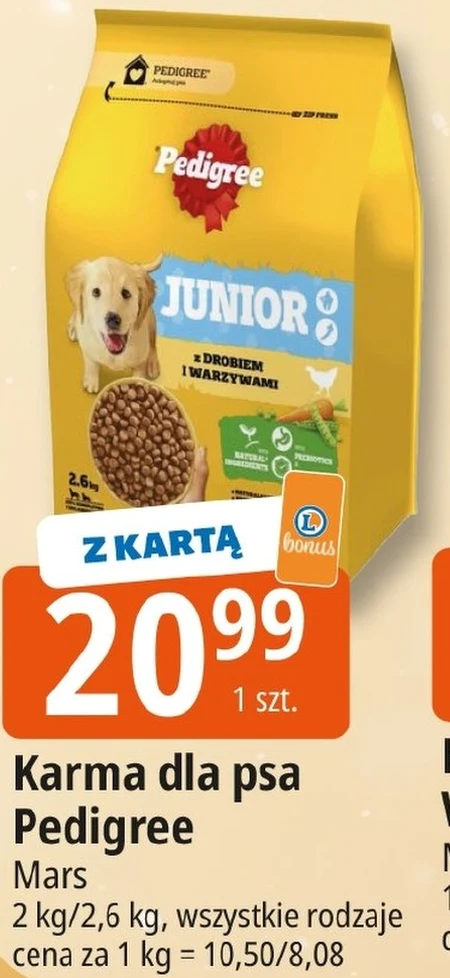 Karma dla psa Pedigree