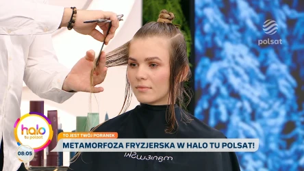 Maciej Maniewski proponuje wdzięczną fryzurę, nie tylko na święta