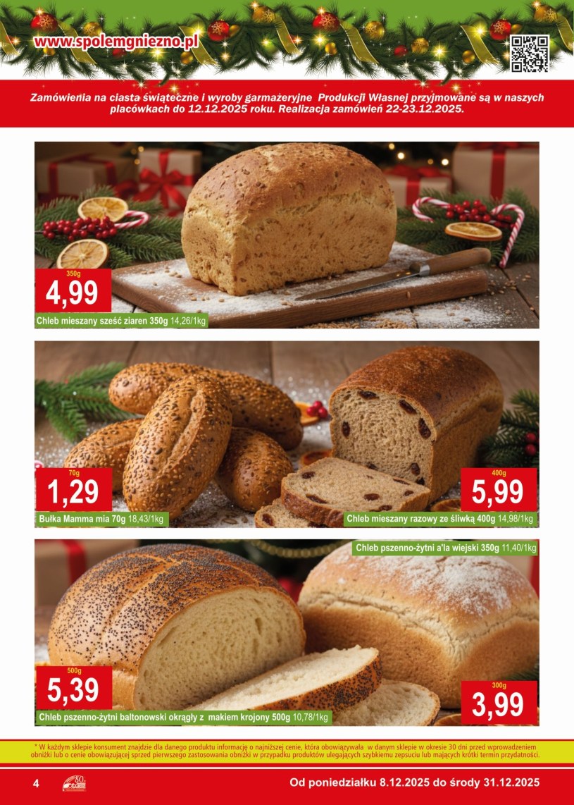 Gazetka: Świąteczny koszyk – PSS Społem Gniezno - strona 4