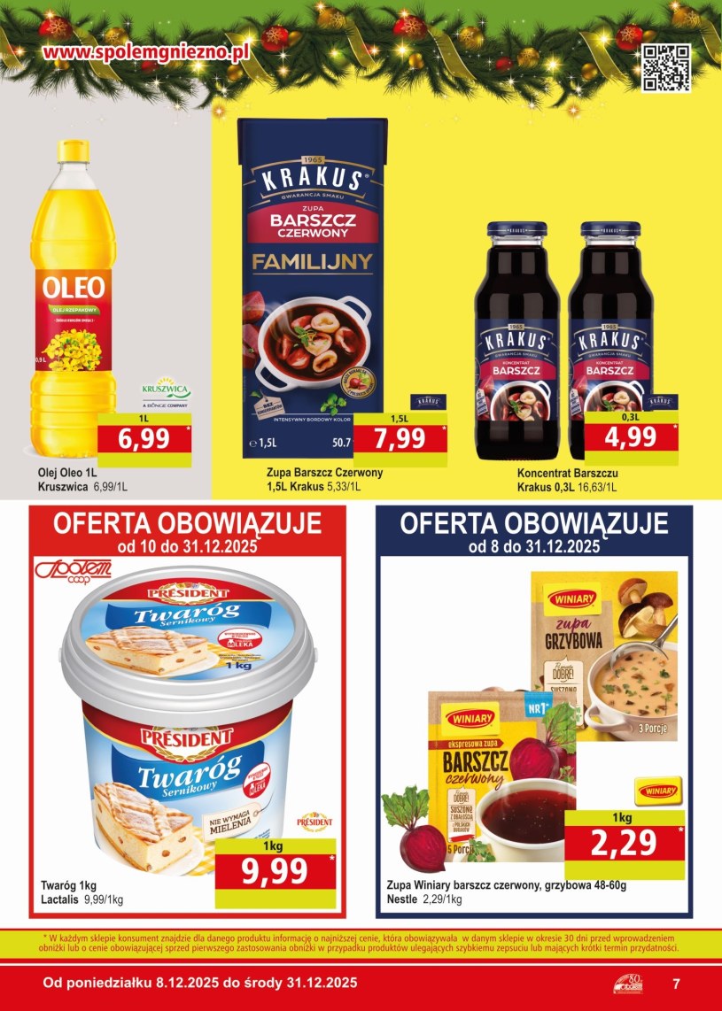 Gazetka: Świąteczny koszyk – PSS Społem Gniezno - strona 7