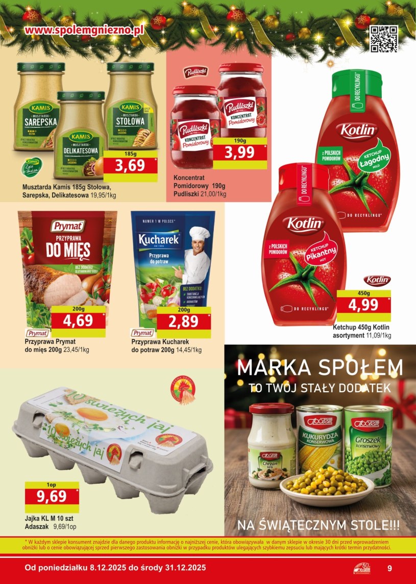 Gazetka: Świąteczny koszyk – PSS Społem Gniezno - strona 9