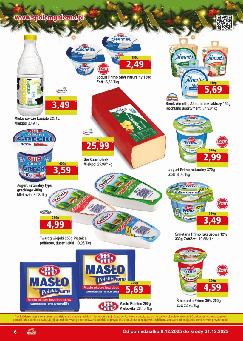 Gazetka: Świąteczny koszyk – PSS Społem Gniezno - strona 6