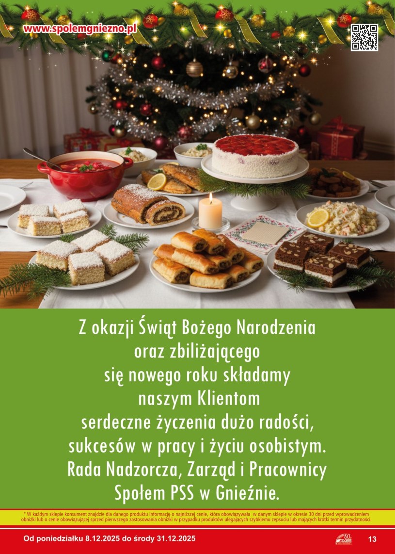 Gazetka: Świąteczny koszyk – PSS Społem Gniezno - strona 13