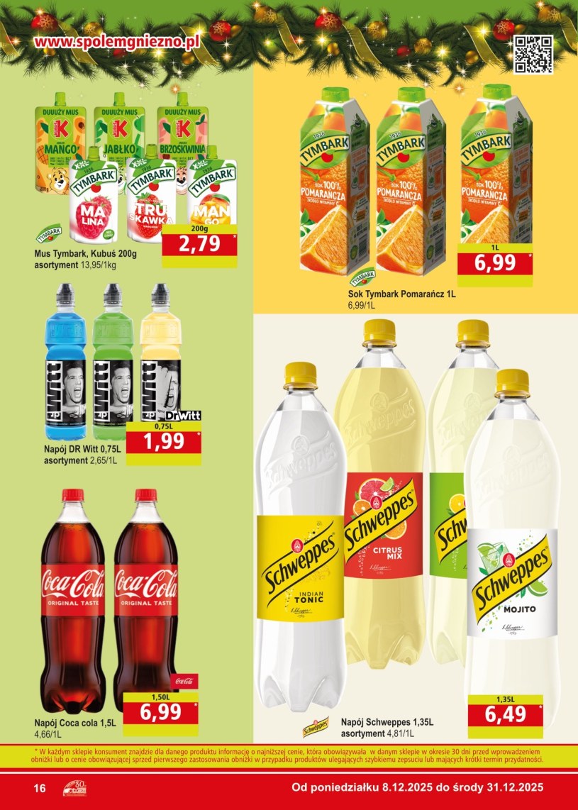 Gazetka: Świąteczny koszyk – PSS Społem Gniezno - strona 16