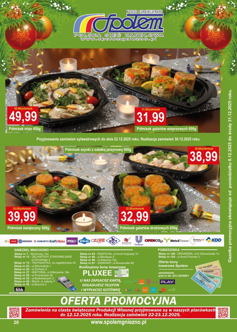 Gazetka: Świąteczny koszyk – PSS Społem Gniezno - strona 20