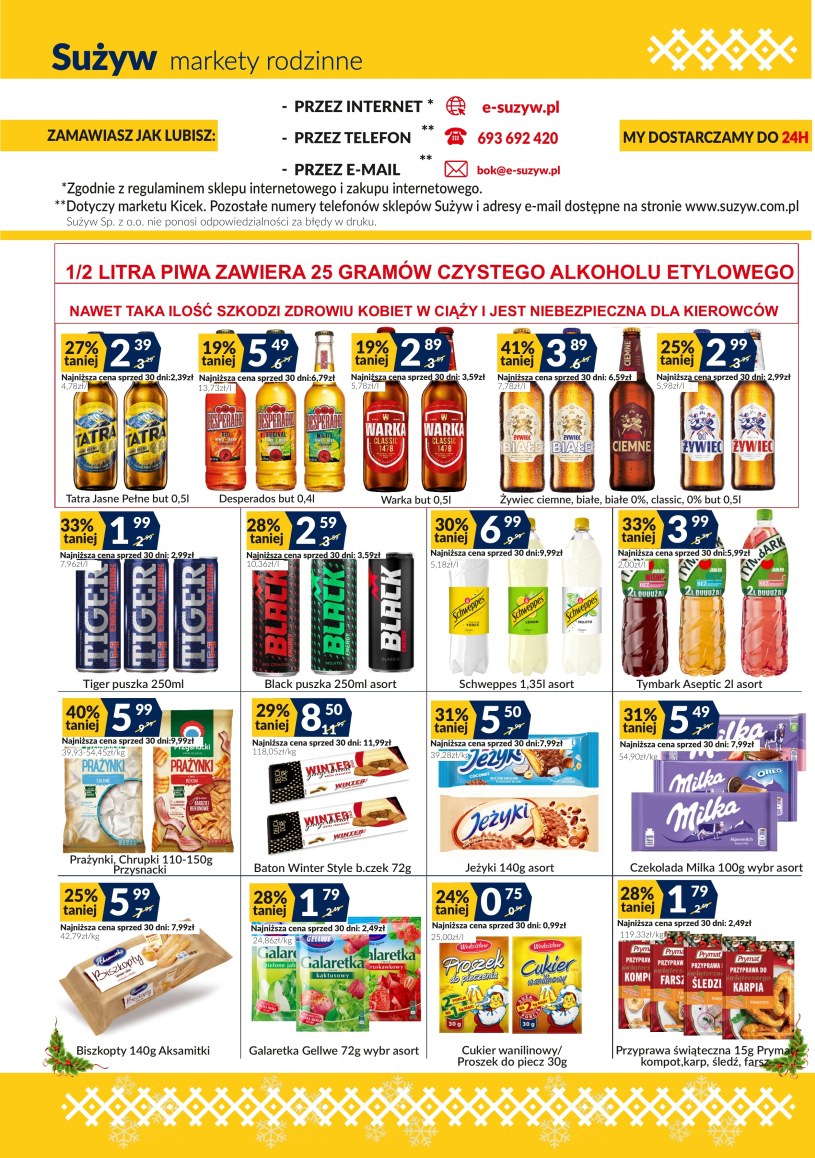 Gazetka promocyjna Sużyw - ważna od 08. 12. 2025 do 04. 01. 2026