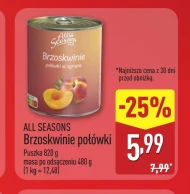 Brzoskwinie połówki