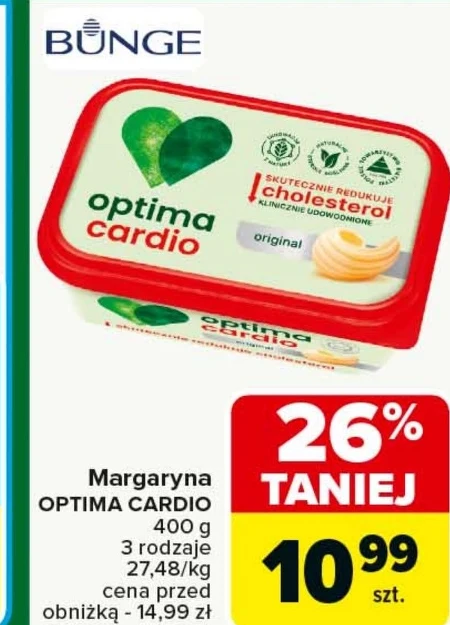 Margaryna Optima Cardio