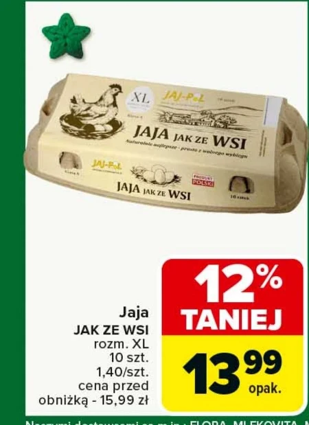 Яйця Jak ze wsi