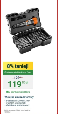 Акумуляторна викрутка A-T Oświetlenie