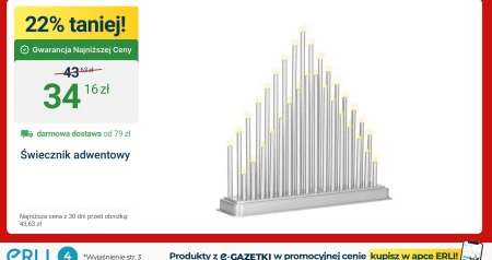 Świecznik adwentowy