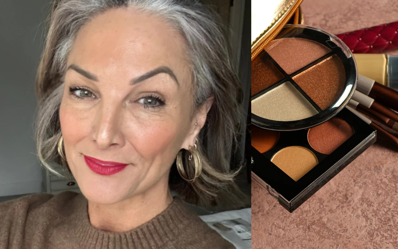 5 zasad makijażu przy siwych włosach. Znana makijażystka zdradza proste triki