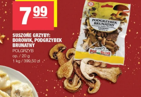 Grzyby suszone Polgrzyb