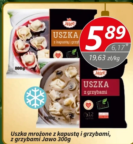 Uszka z grzybami Jawo