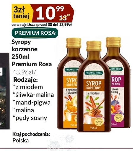 Syrop Premium Rosa