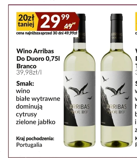 Wino wytrawne Arribas Do Duoro