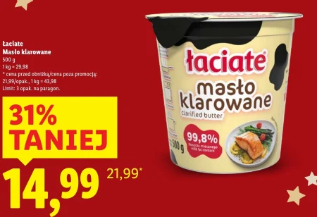 Masło klarowane Łaciate