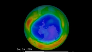 Dziura ozonowa w 2025 roku ma piąty najmniejszy zasięg od 1992 r.