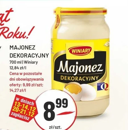 Майонез Winiary