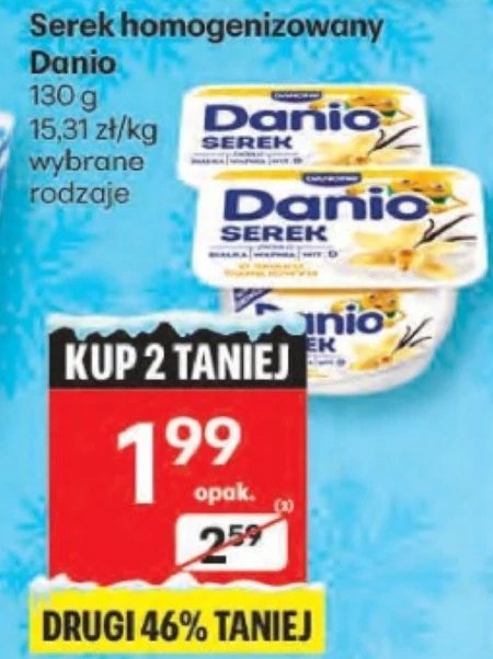 Гомогенізований сир Danio
