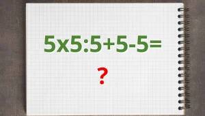 Zagadka z piątkami na 5 sekund. Tyle wystarczy, żeby podać wynik