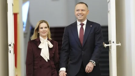 Marta Nawrocka zwróciła na siebie uwagę stylizacją 